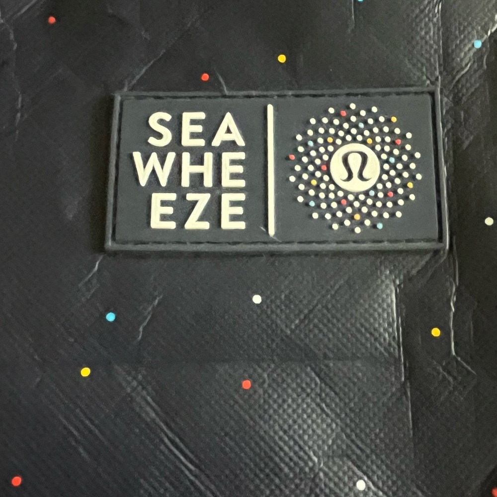 Lululemon Sea Wheeze Blue Limited Edition Bag